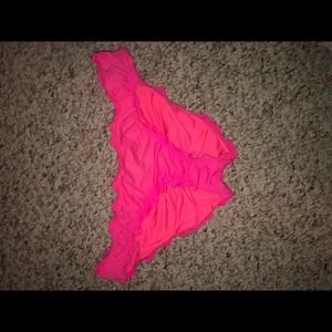 VS PINK pink cheeky bikini bottoms size small
